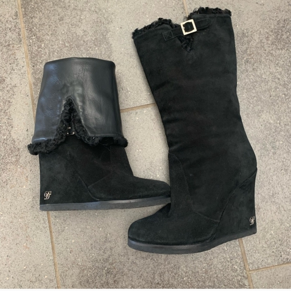 Dsquared2 Tall Suede Boots